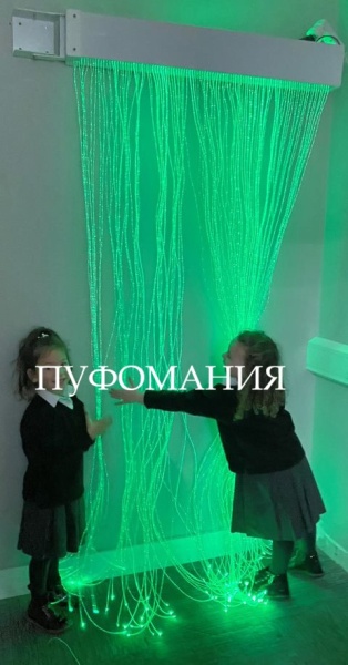 Фиброоптична Завеса с подвижно рамо и RGB LED Прожектор - Img 4