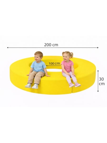 Мек Модулен диван от два модула 200 х h30 см.