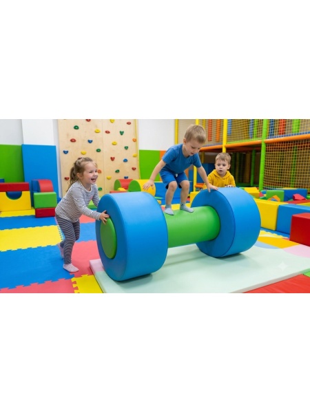 Мек Спортен модул Голям Дъмбел за игра от 3 меки модула - Img 3