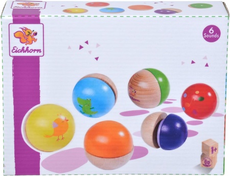 Мелодични дървени топки за сензорни игри - Img 7