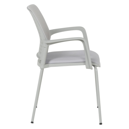 Посетителски стол Carmen 1138 G - светлосив - Img 4