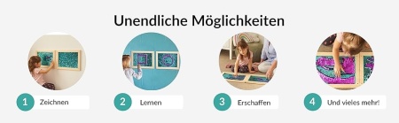 Сензорна дъска за антистрес с паети 2 бр. за деца с аутизъм и ADHD 40х30 см. кафява - Img 10