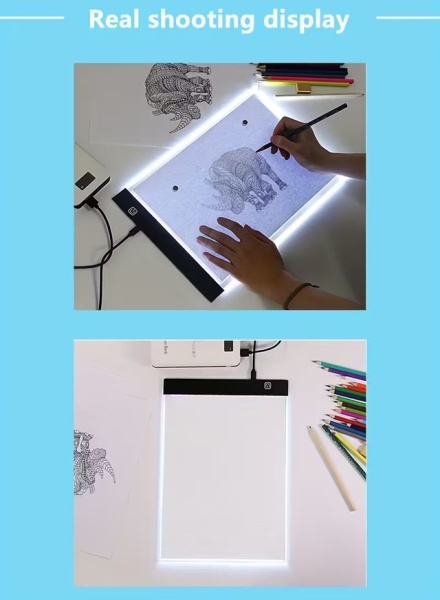 Голям светещ LED панел -дъска за рисуване