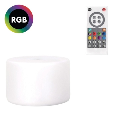 Сензорна Кула от 6 броя светещи цилиндрични плочки в LED RGB светлини с дистанционно-подвижни модула - Img 2