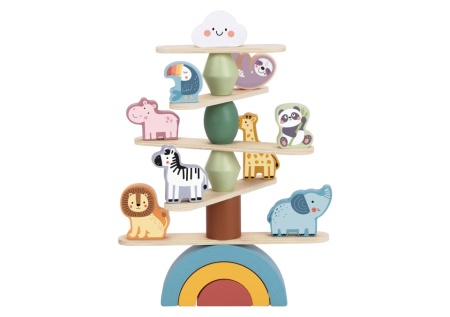 Дървена Монтесори игра за Баланс Animals