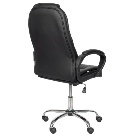 Президентски офис стол Carmen 6682-1 LUX - черен - Img 5