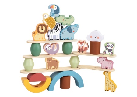 Дървена Монтесори игра за Баланс Animals