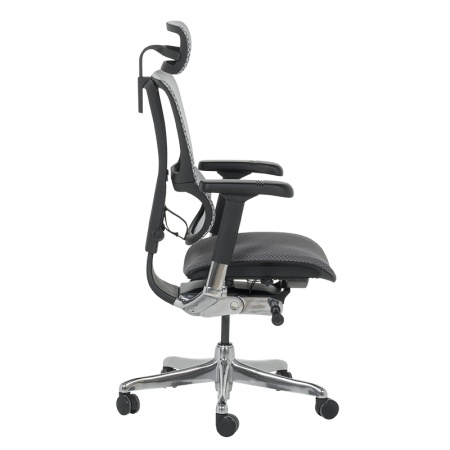 Ергономичен стол ERGOHUMAN IOO ELITE 2 - сива рамка - сив - Img 4