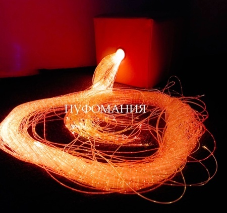 Сензорен мек куб с фиброоптични влакна