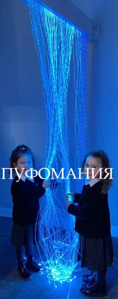Фиброоптична Завеса с подвижно рамо и RGB LED Прожектор - Img 3