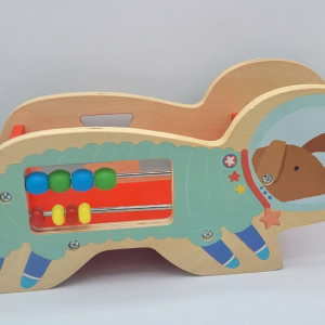 Дървена Монтесори образователна игра Кученце
