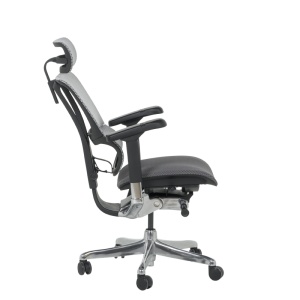 Ергономичен стол ERGOHUMAN IOO ELITE 2 - сива рамка - сив - Img 5