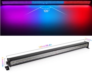 Интерактивен стенен светлинен RGB LED бар- водопад - Img 5
