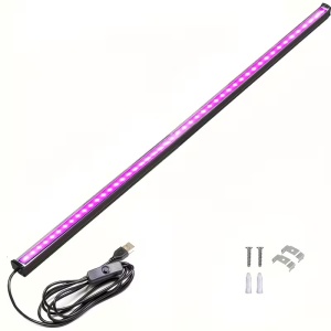 UV / УВ RGB LED бар 60 см. за лилава / черна светлина
