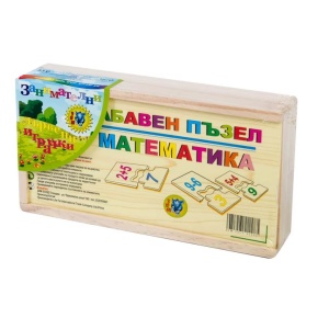 Дървен пъзел Математика