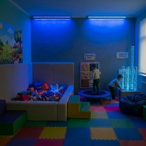 Интерактивен стенен светлинен RGB LED бар- водопад - Img 3