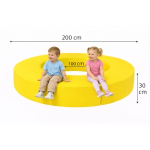 Мек Модулен диван от два модула 200 х h30 см.