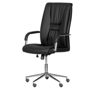 Президентски офис стол Carmen 6500-1 - черен - Img 3
