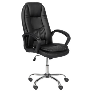 Президентски офис стол Carmen 6682-1 LUX - черен