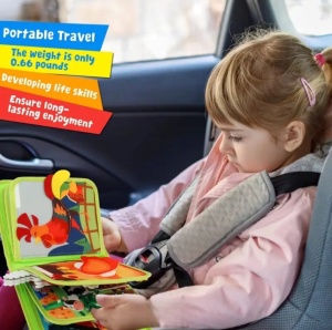 Тактилна / сензорна 3D Тиха книжка 