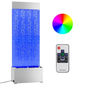 Бълбукаща водна стена с RGB светлина и дистанцонно - Img 8