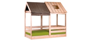 Детско легло къща Монтесори MY HOUSE 100 x 200 - Img 3
