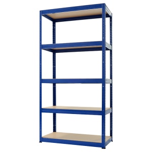 Метален стелаж STAR 180x90x40 см, до 175 кг на рафт - син - Img 3