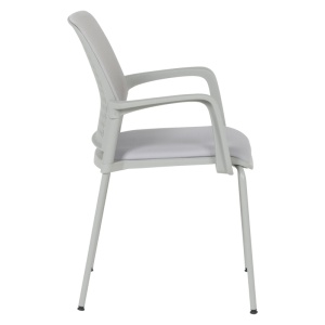 Посетителски стол Carmen 1138 G - светлосив - Img 4
