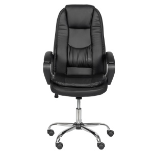Президентски офис стол Carmen 6682-1 LUX - черен - Img 2