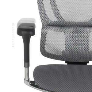 Ергономичен стол ERGOHUMAN IOO ELITE 2 - сива рамка - сив - Img 10