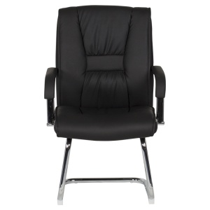 Посетителски стол Carmen 6540 - черен LUX - Img 2