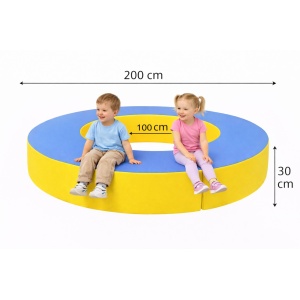 Мек Модулен диван от два модула 200 х h30 см.