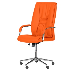 Президентски офис стол Carmen 6500-1 - оранжев - Img 3