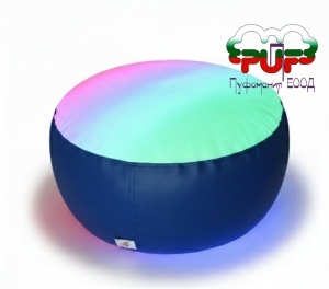 Светеща Сензорна табуретка "Soft Glow“ – Ф 50 см