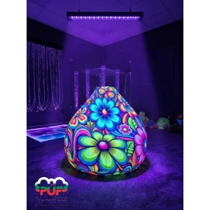 UV / УВ RGB LED бар 60 см. за лилава / черна светлина  - Img 2