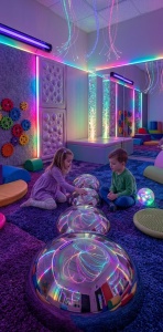 Сетивни полусфери от неръждаема стомана за сензорна стая-комплект (4 бр.) - Img 5