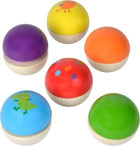 Мелодични дървени топки за сензорни игри - Img 2