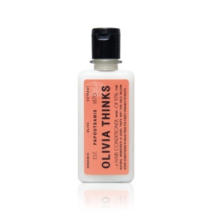 Balsam de păr, Olivia Thinks, 70ml, extract organic masline, natural, 0% parabeni, 0% SLES, 0% ulei mineral.
