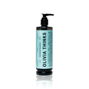 Sapun lichid, Olivia Thinks, 380ml, natural, cimbru, extract organic masline, natural, 0% parabeni, 0% SLES, 0% ulei mineral