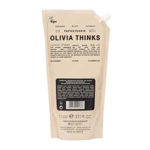 Gel de duș, Olivia Thinks, refill pack 1100ml - Img 2