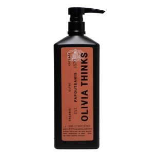 Balsam de păr, Olivia Thinks, 360ml, extract organic masline, natural, 0% parabeni, 0% SLES, 0% ulei mineral.