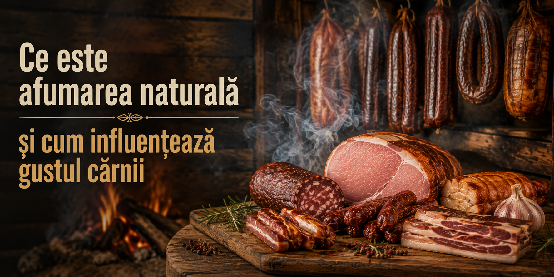 Ce este afumarea naturală și cum influențează gustul cărnii