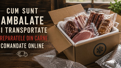 Cum sunt ambalate și transportate preparatele din carne comandate online