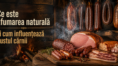 Ce este afumarea naturală și cum influențează gustul cărnii
