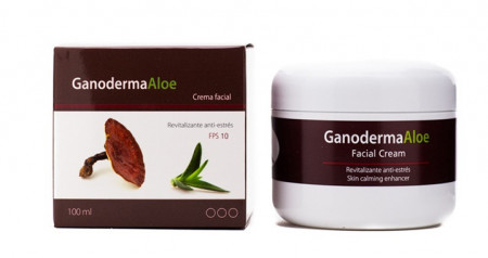 Crema faciala, eterna tinerete, pentru ten uscat sau inbatranit, esenta de ganoderma, gel aloe vera, 100 ml - Img 2
