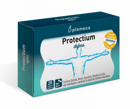 Protectie respiratorie, shiitake, reishi, echinacea, zinc si vitamina D, 20 capsule - Img 2