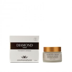 Diamond creama faciala, cosmonatura, antiinbatranire, celule stem de aloe, ginkgo biloba, colagen, argan, acid hialuronic, unt de shea, coenzima Q 10, 50ml - Img 3