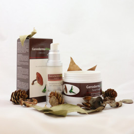 Descopera secretul pielii frumoase, SET - CREMA + SER, ganoderma eterna frumusete, aloe vera, colagen, alantoina - Img 3