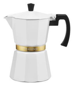 Cafetiera Filtru aluminiu 6 persoane alb 300ml Royal