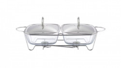 Chafing cu vas termorezistent 2x2 5l Helios